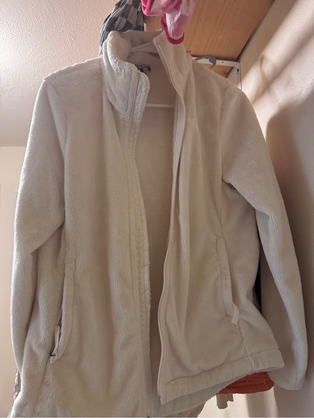 The North Face Women's Cream Plush Fleece Jacket